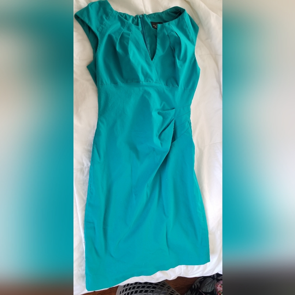 Adrianna Papell Teal Dress Size 8